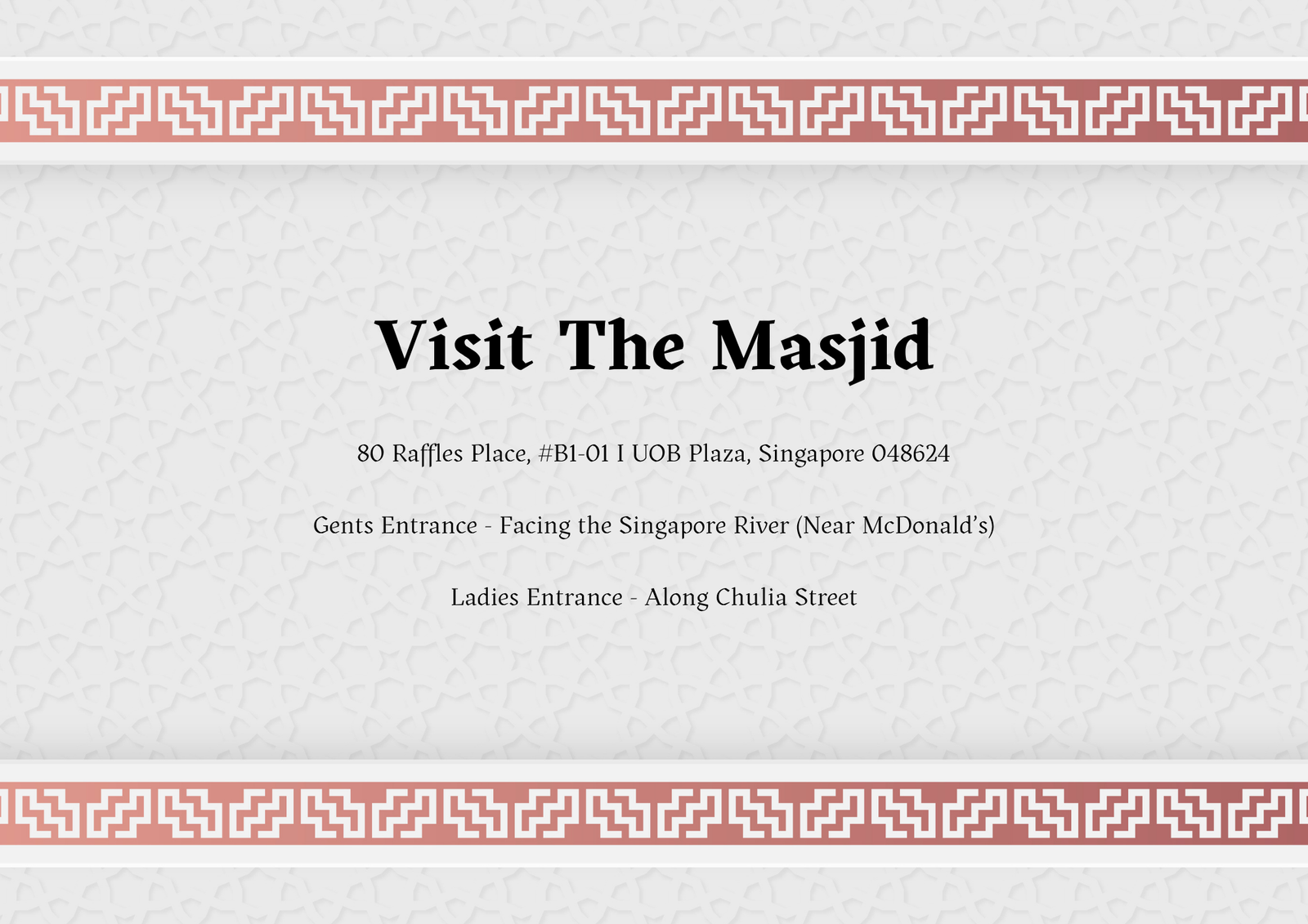 Masjid location preview